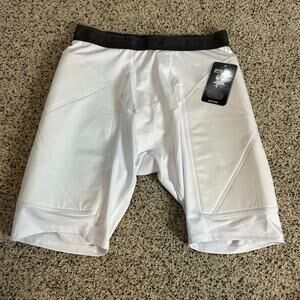 NWT Easton Mens Sliding Shorts Size Large White Baseball